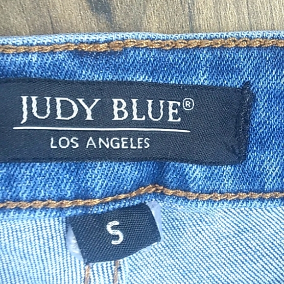 JUDY BLUE SPANDEX BLEND HIGH RISE JEAN SHORTS WOMANS S - Picture 5 of 8
